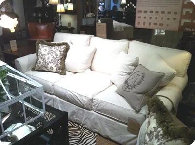 Finding a sofa for an awkward layout | Thrifty Decor Chick | Thrifty ...